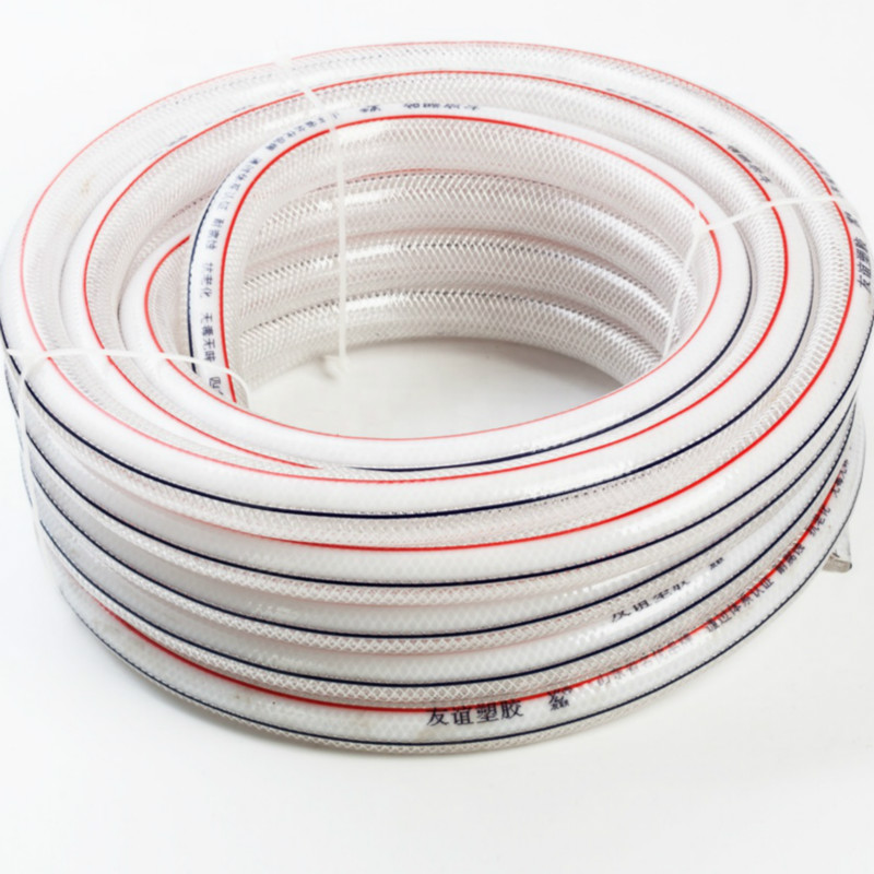 Tuyau en fibre renforcée de haute qualité en PVC coloré de haute qualité